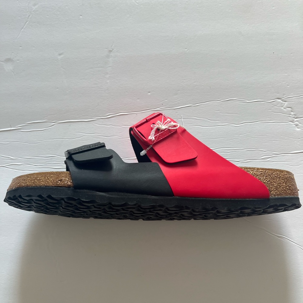 Birkenstock Black and Red Sandals